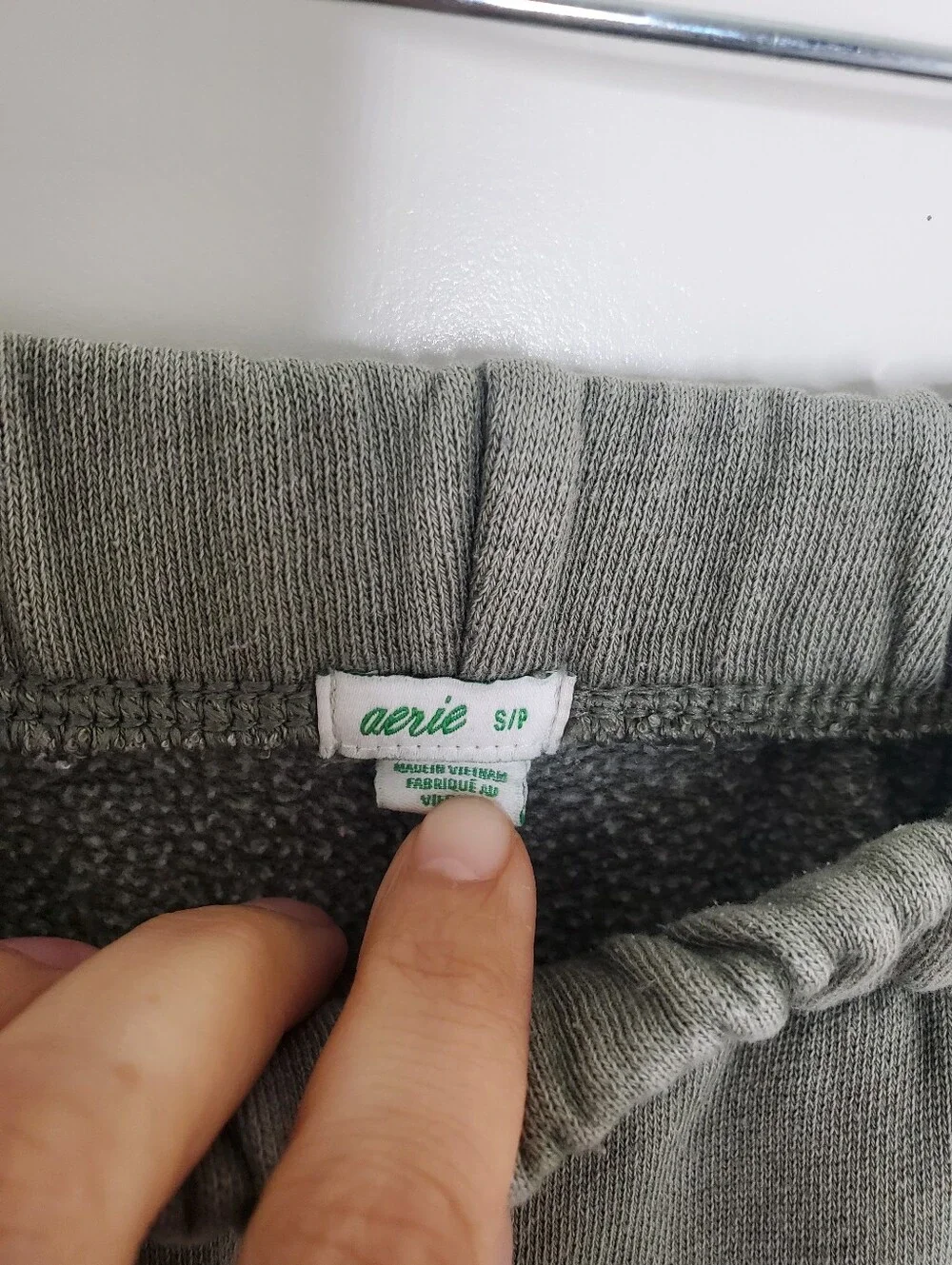 Aerie Fleece Of Mind Olive Green High Rise Jogger Sweatpants